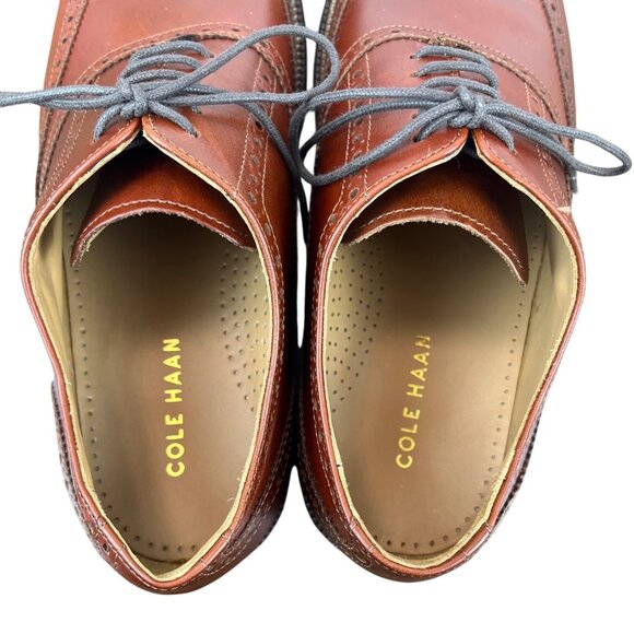 Cole Haan Mens Brown Williams Wing II Dress Shoes Sz 9.5M main image 5
